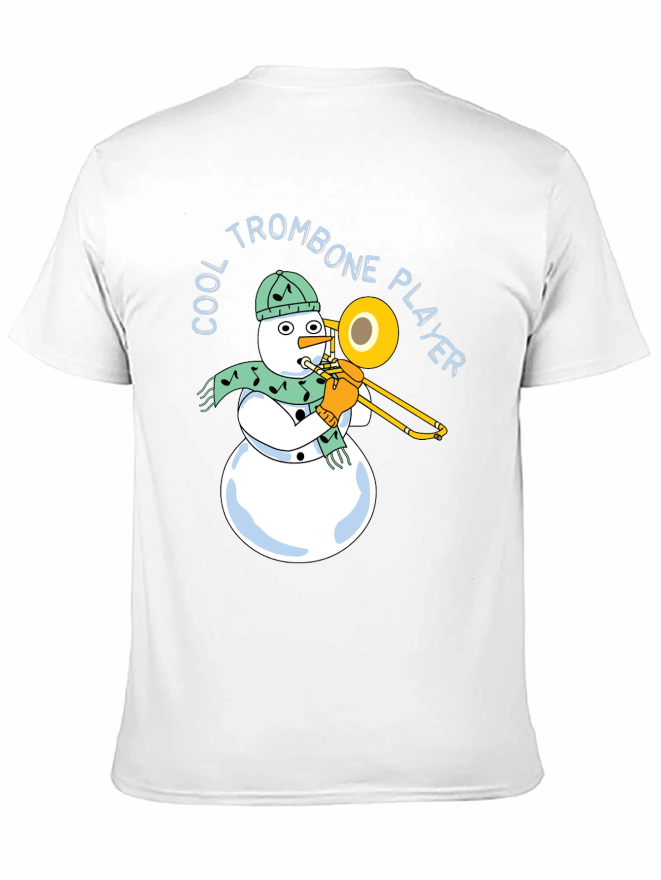 Cool Trombone Snowman T-Shirt