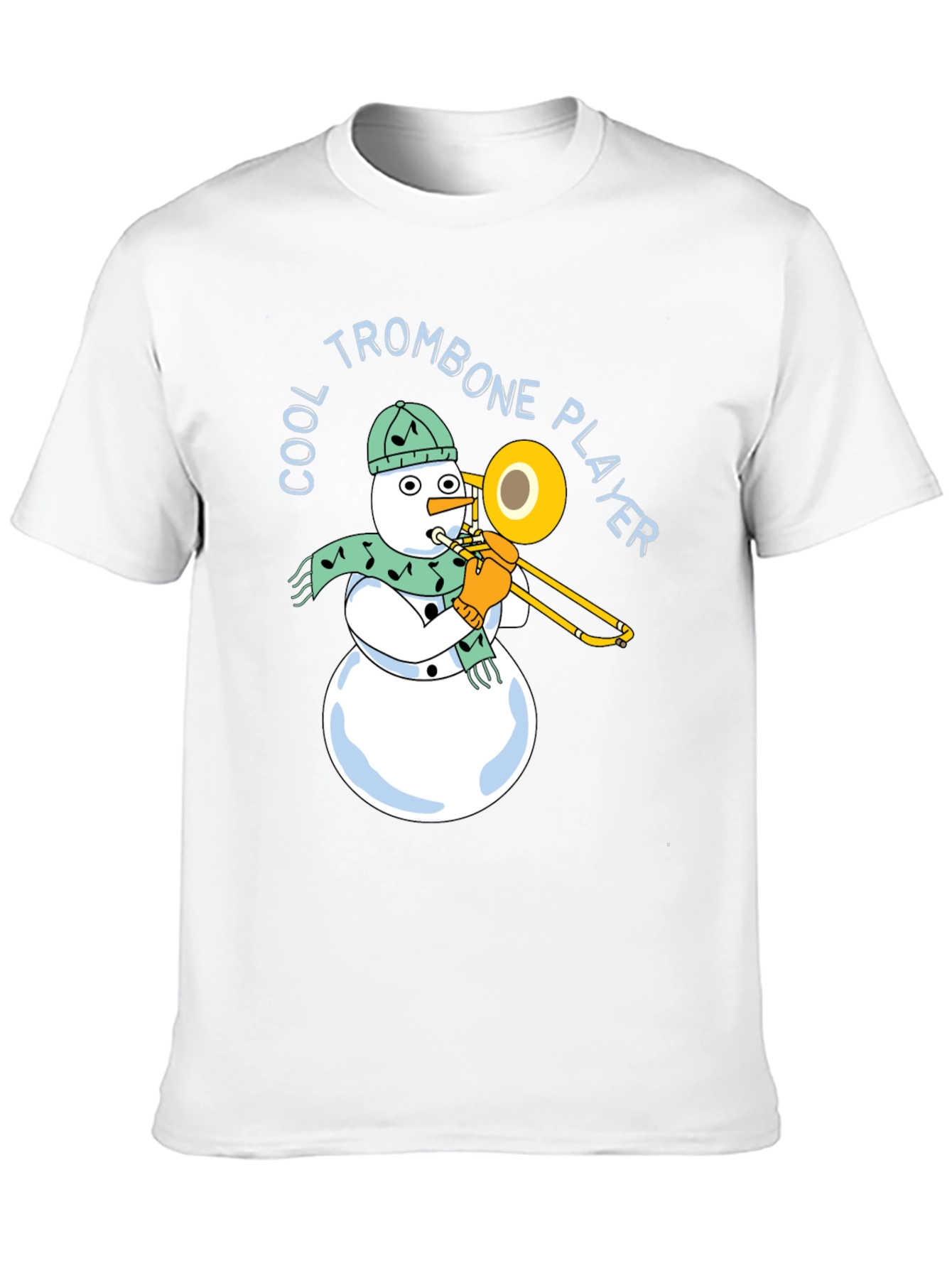 Cool Trombone Snowman T-Shirt