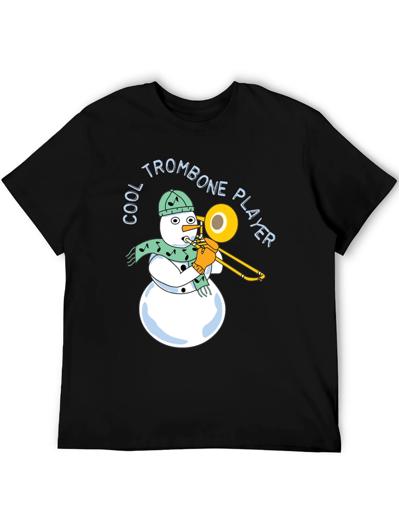 Cool Trombone Snowman T-Shirt