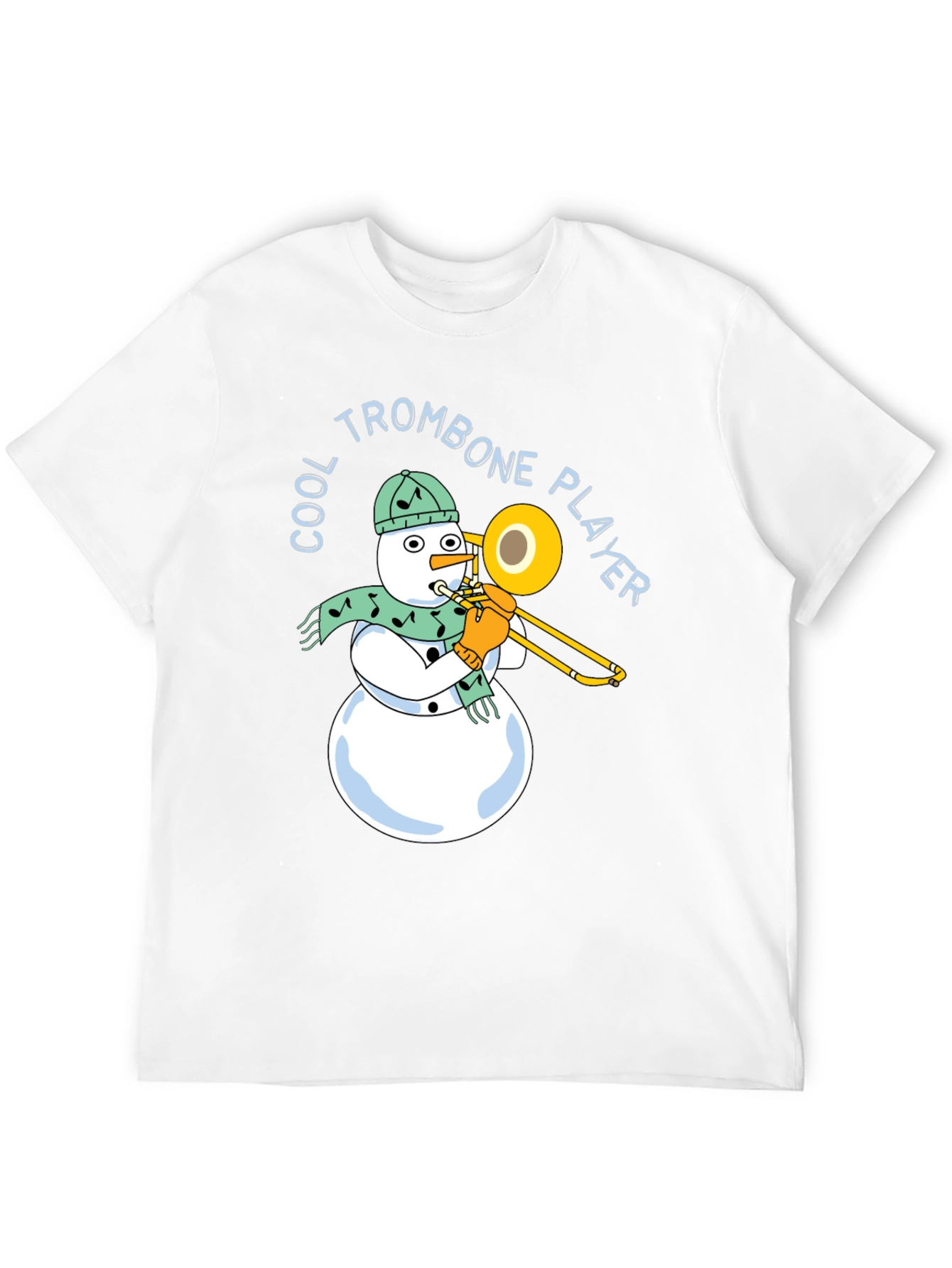 Cool Trombone Snowman T-Shirt