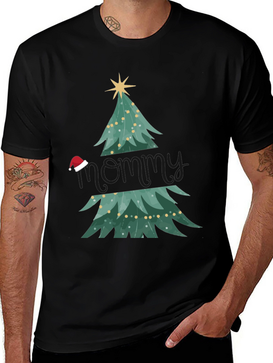 Festive Mommy Christmas Tree T-Shirt