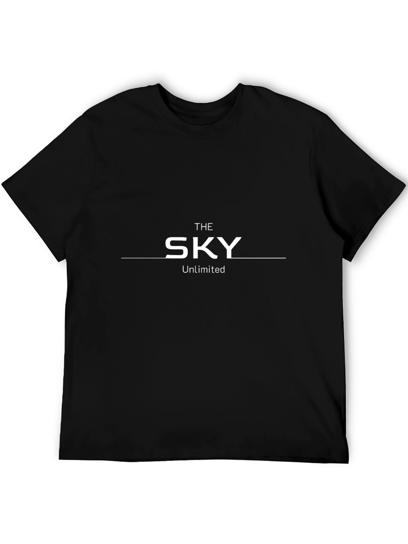 The Sky Unlimited Black Graphic Tee