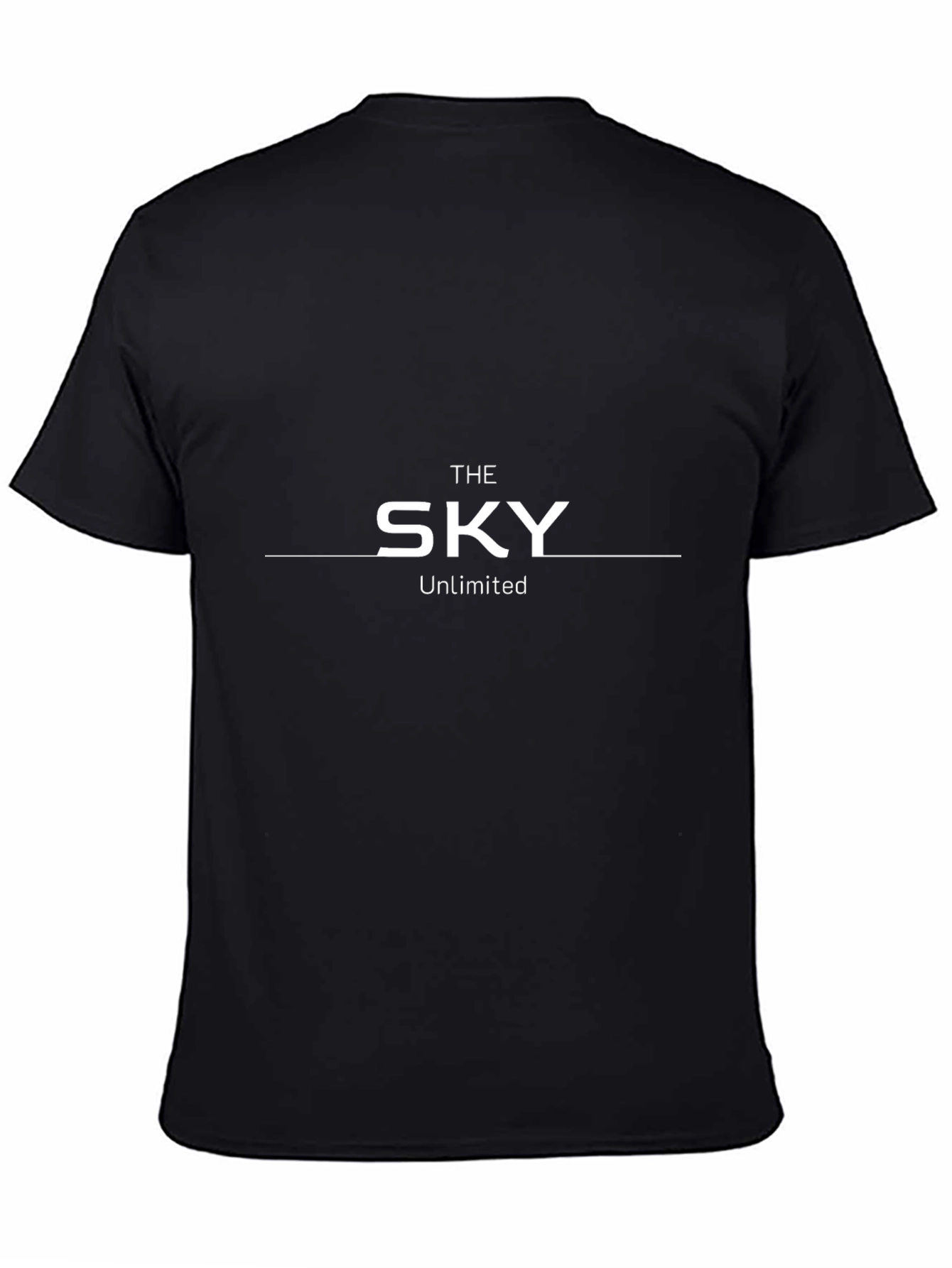 The Sky Unlimited Black Graphic Tee