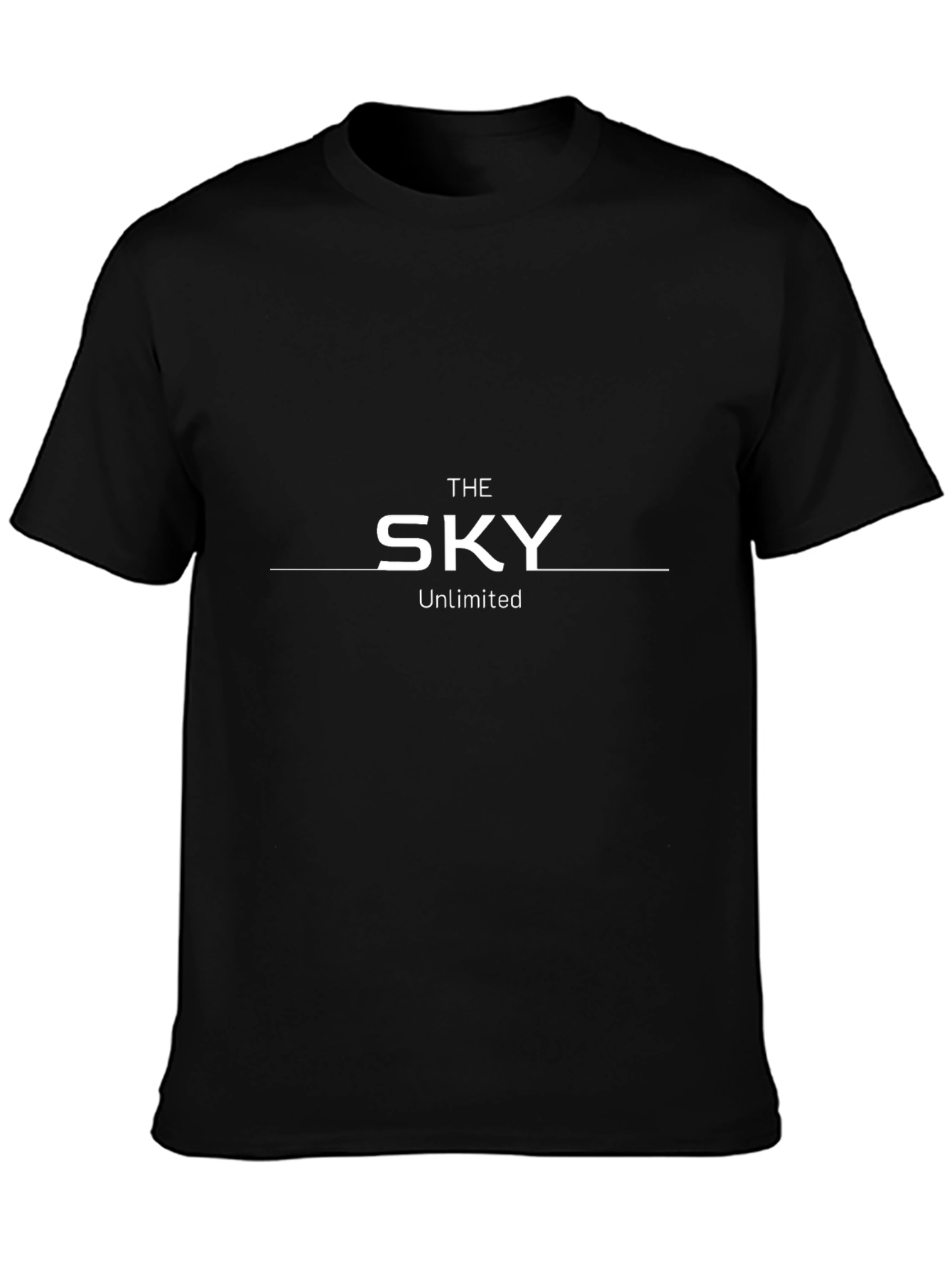 The Sky Unlimited Black Graphic Tee