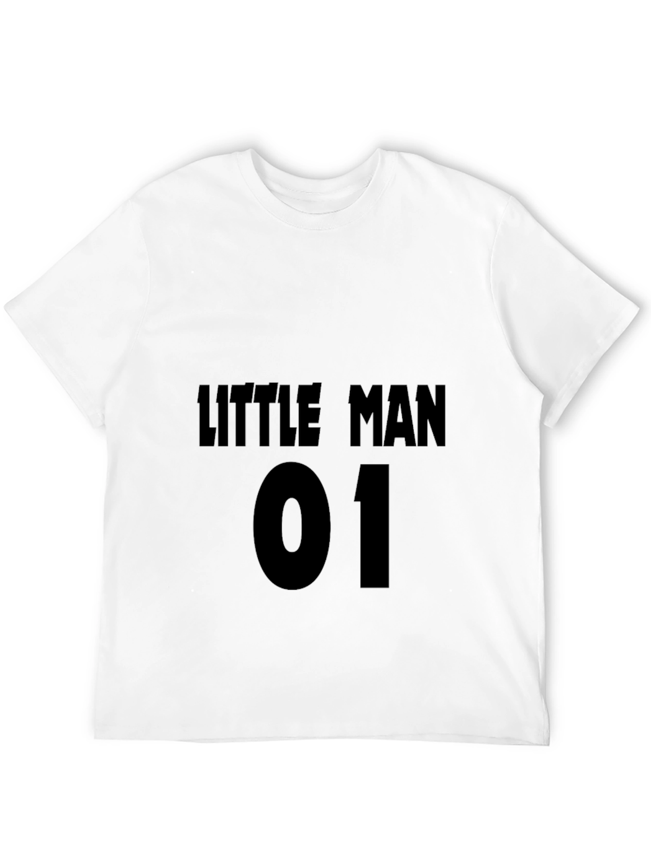 Little Man 01 Black T-Shirt