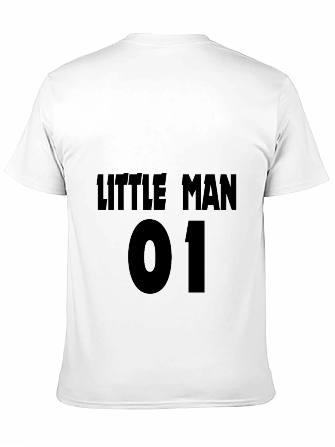 Little Man 01 Black T-Shirt