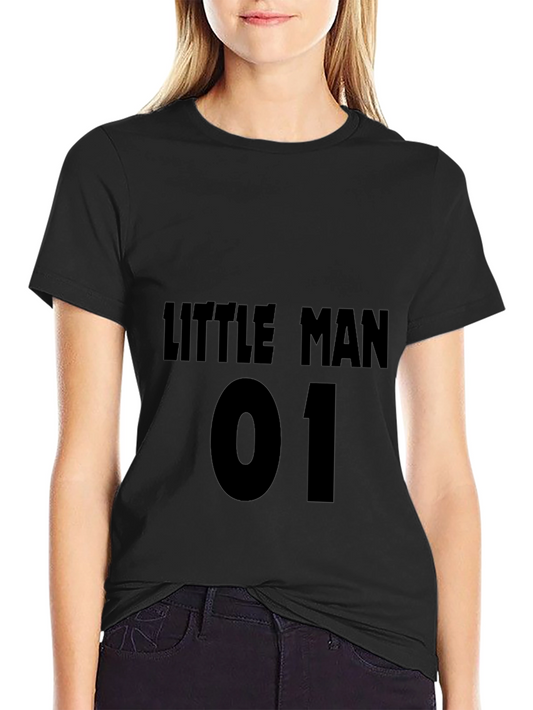 Little Man 01 Black T-Shirt