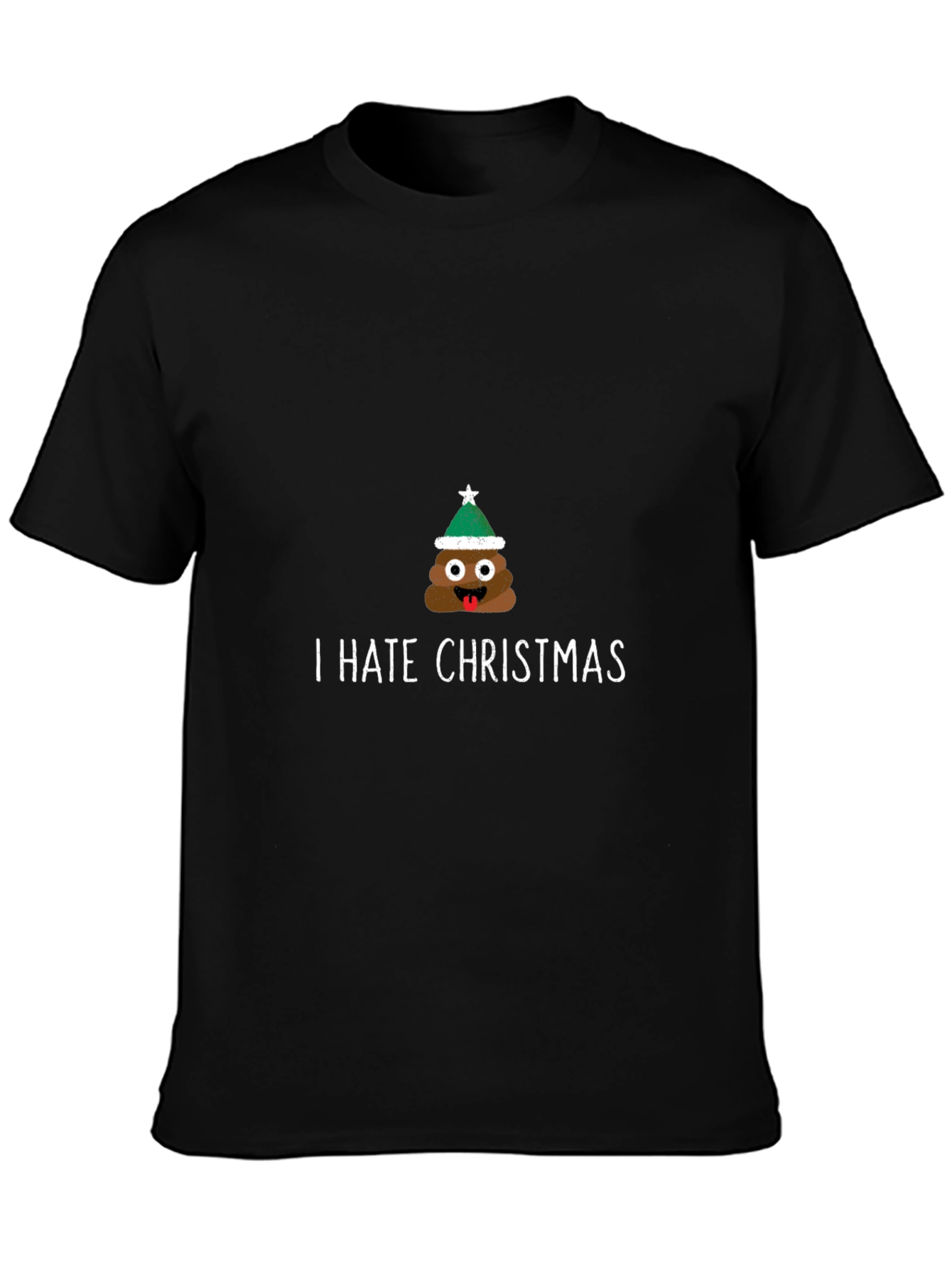 I Hate Christmas Poop Emoji Tee