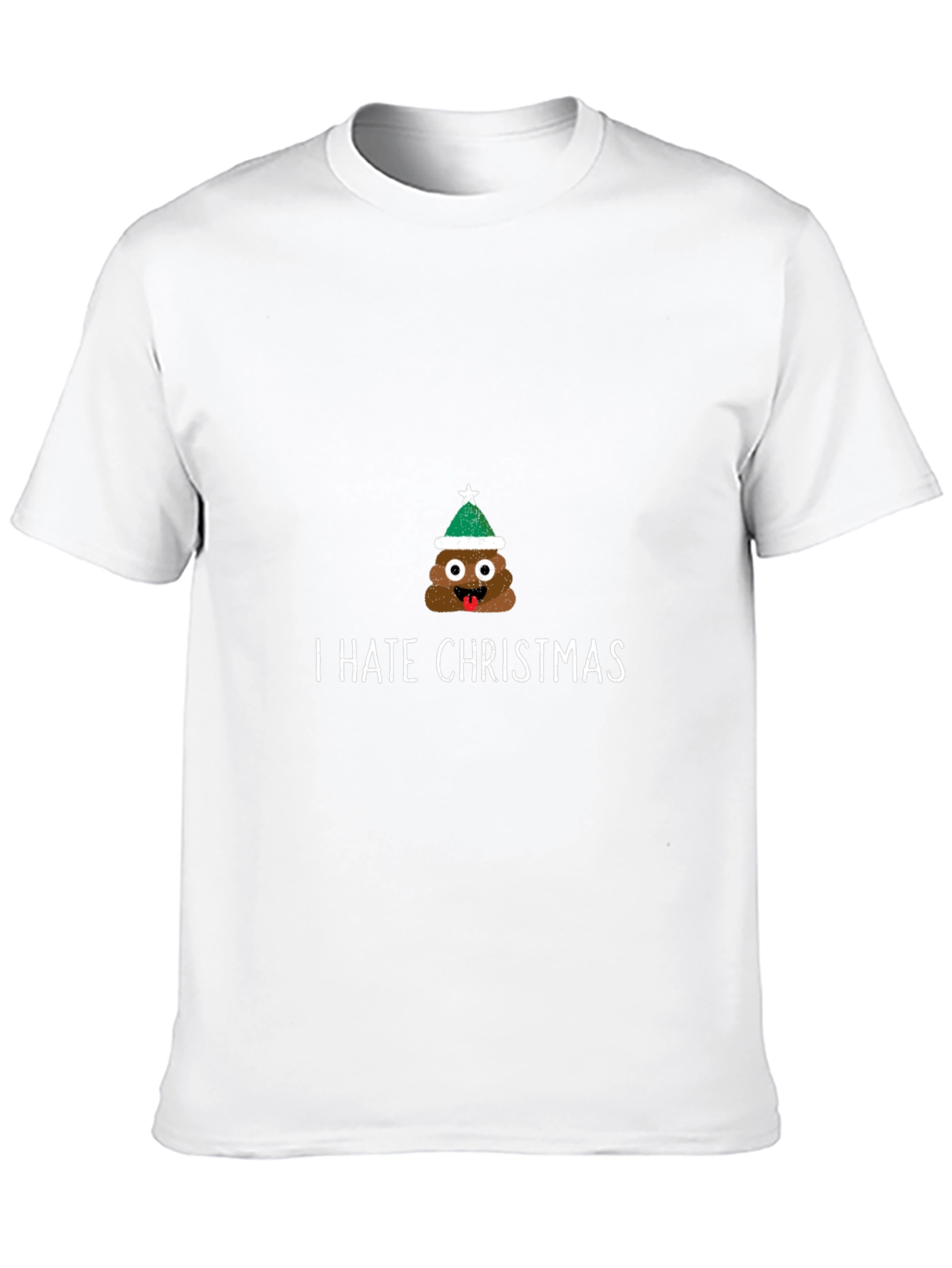 I Hate Christmas Poop Emoji Tee