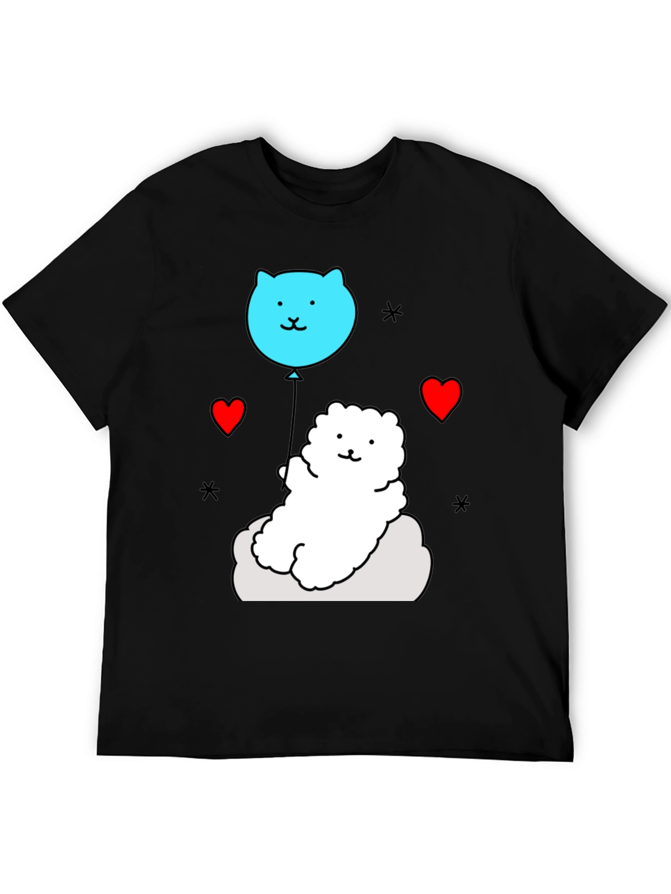 Cute Cloud Pup T-Shirt - Whimsical Design
