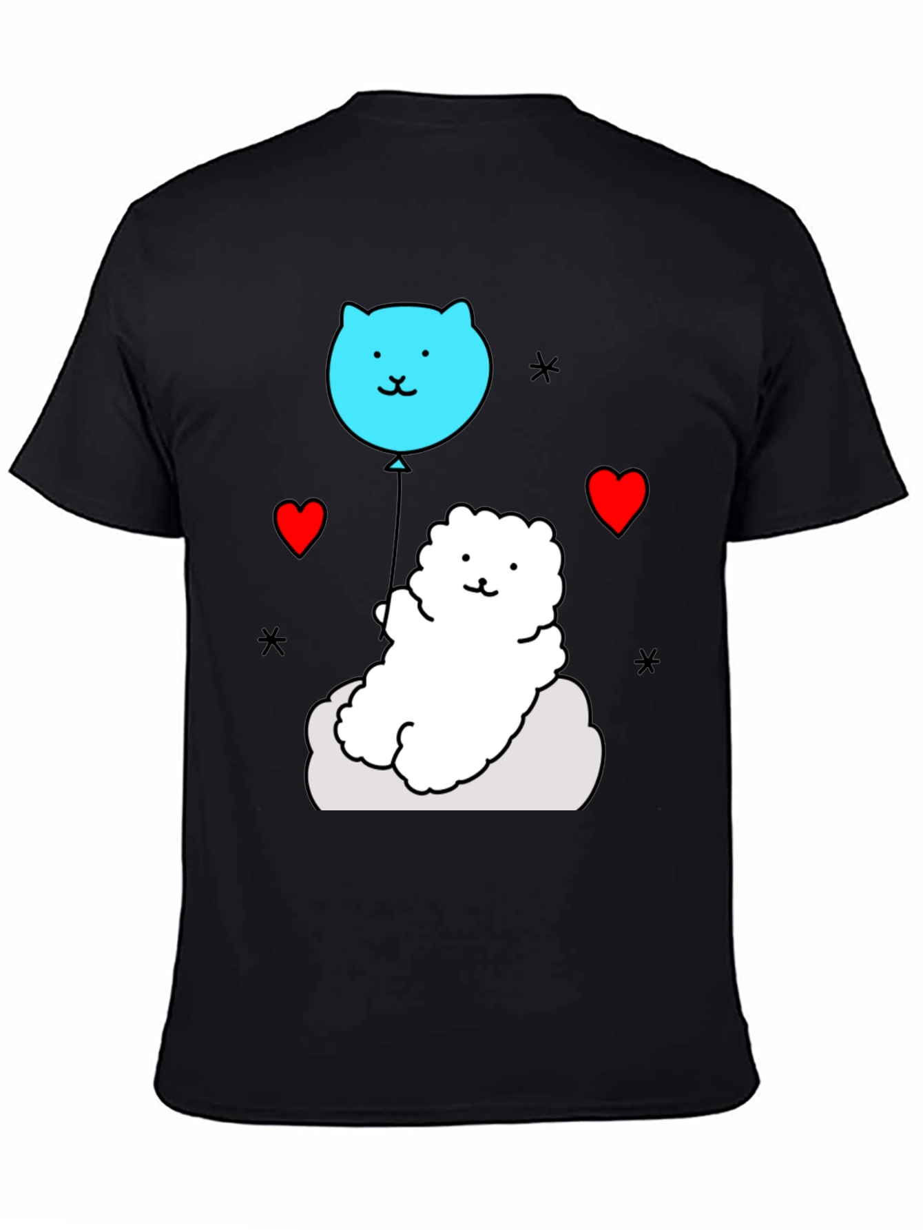 Cute Cloud Pup T-Shirt - Whimsical Design