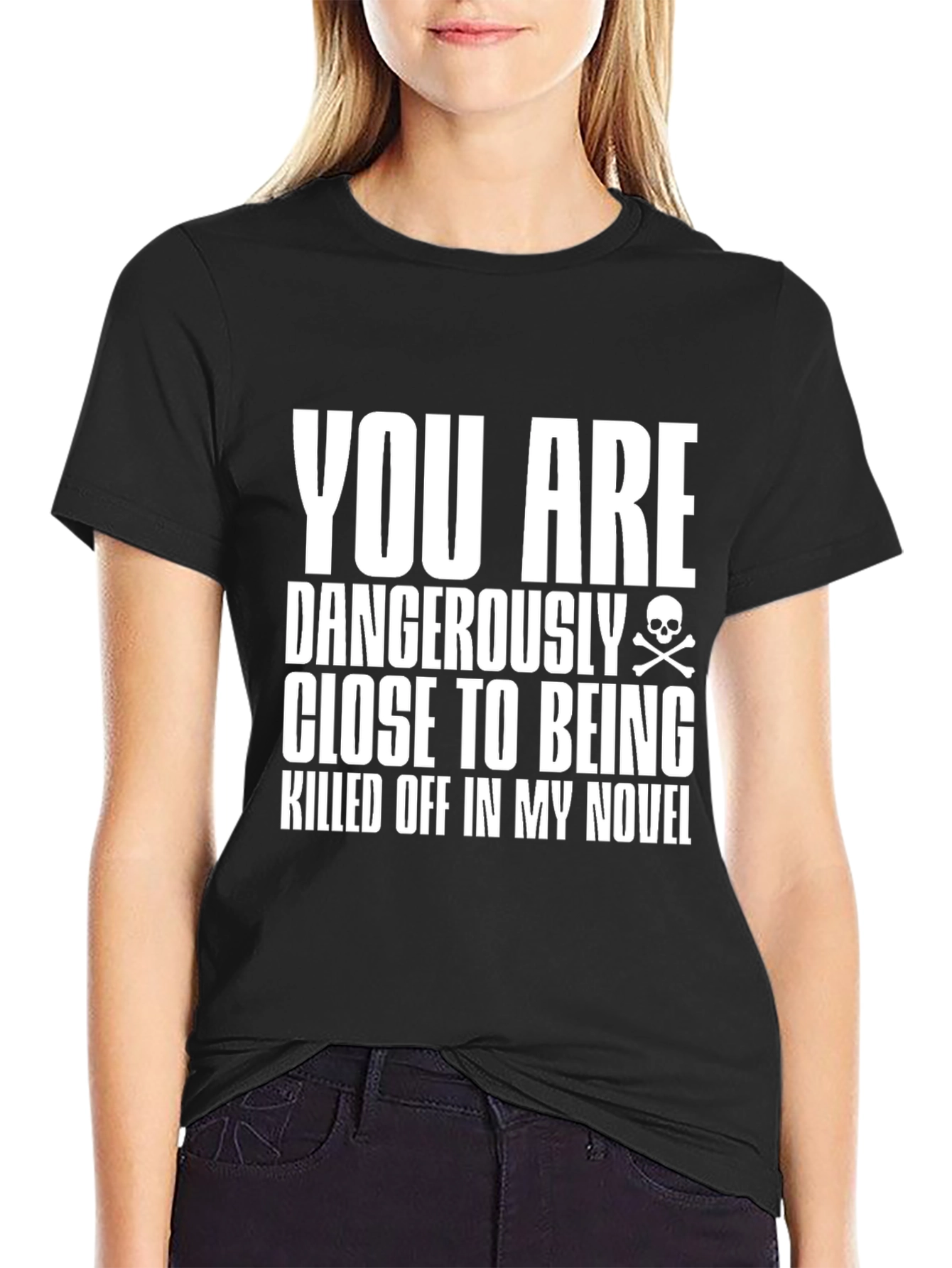 Novel Writers Threat T-Shirt - Black