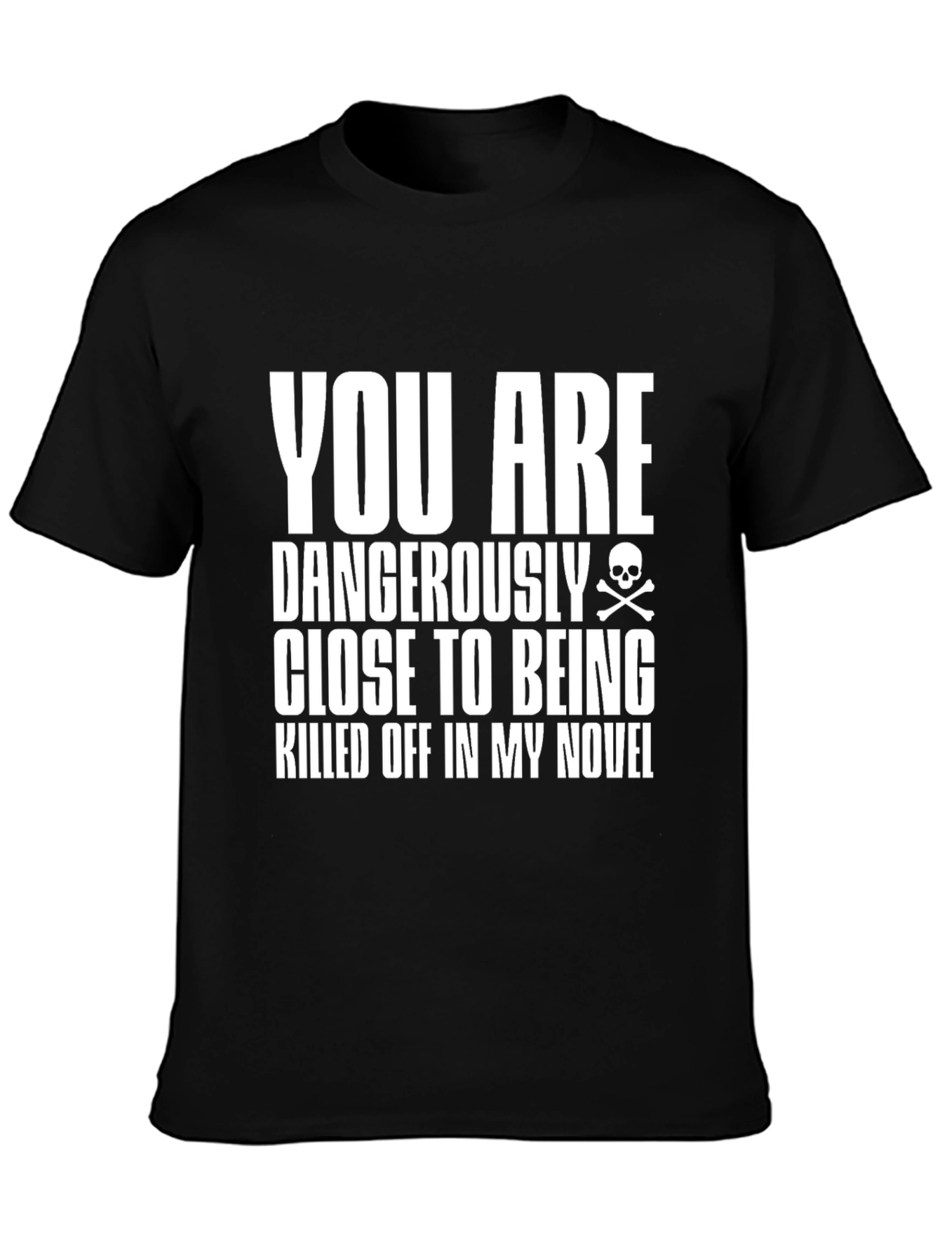 Novel Writers Threat T-Shirt - Black