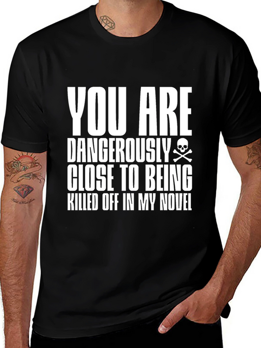 Novel Writers Threat T-Shirt - Black