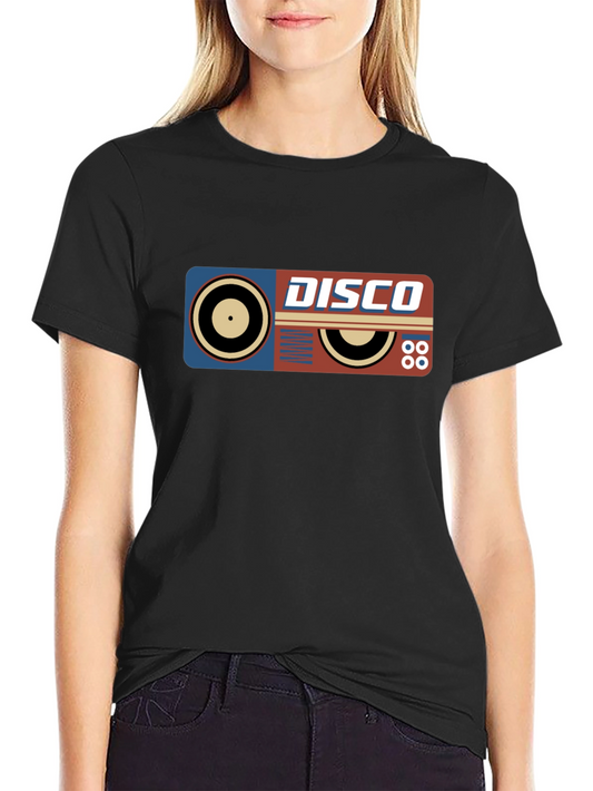 Retro Disco Record Graphic T-Shirt