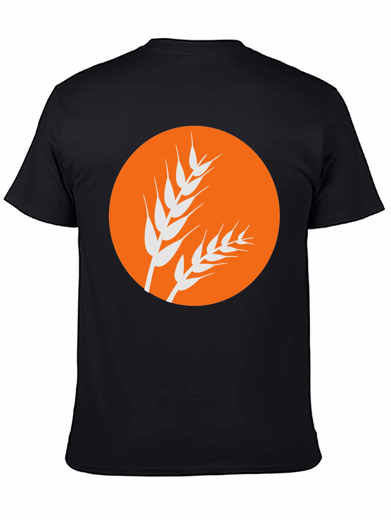 Wheat Graphic Black Tee