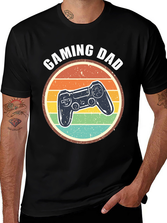 Gaming Dad T-Shirt - Retro Gamer Style
