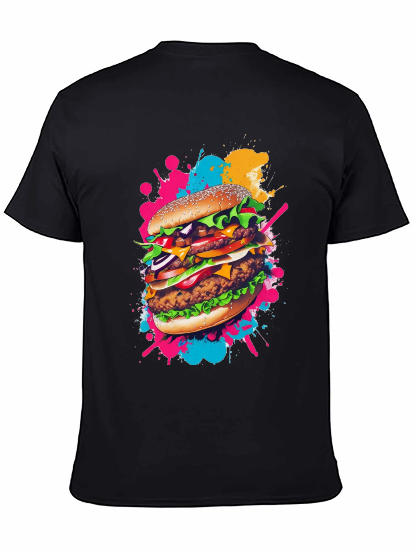 Burger Graphic Tee - Quirky Foodie Fashion