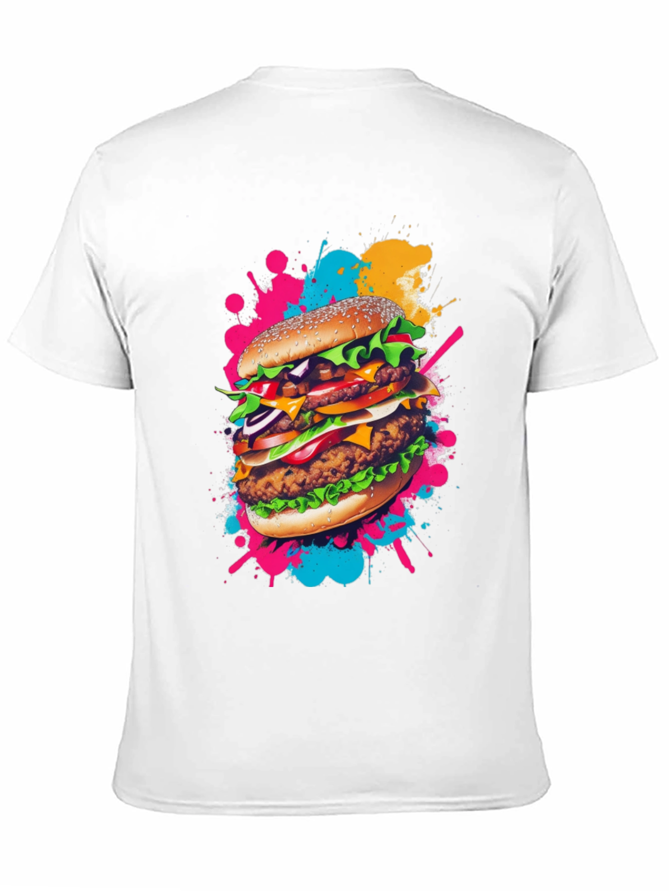 Burger Graphic Tee - Quirky Foodie Fashion