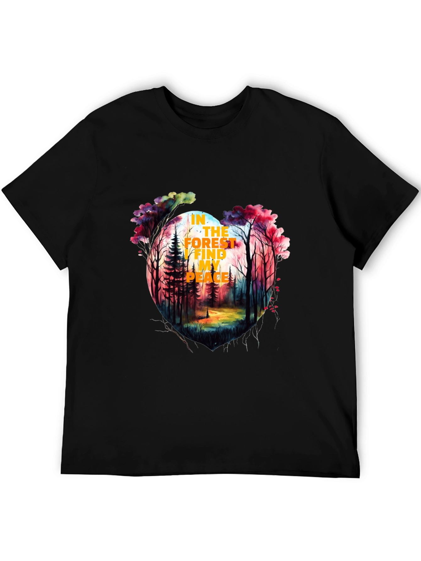 Forest Peace Graphic Tee - Stylish Nature T-Shirt