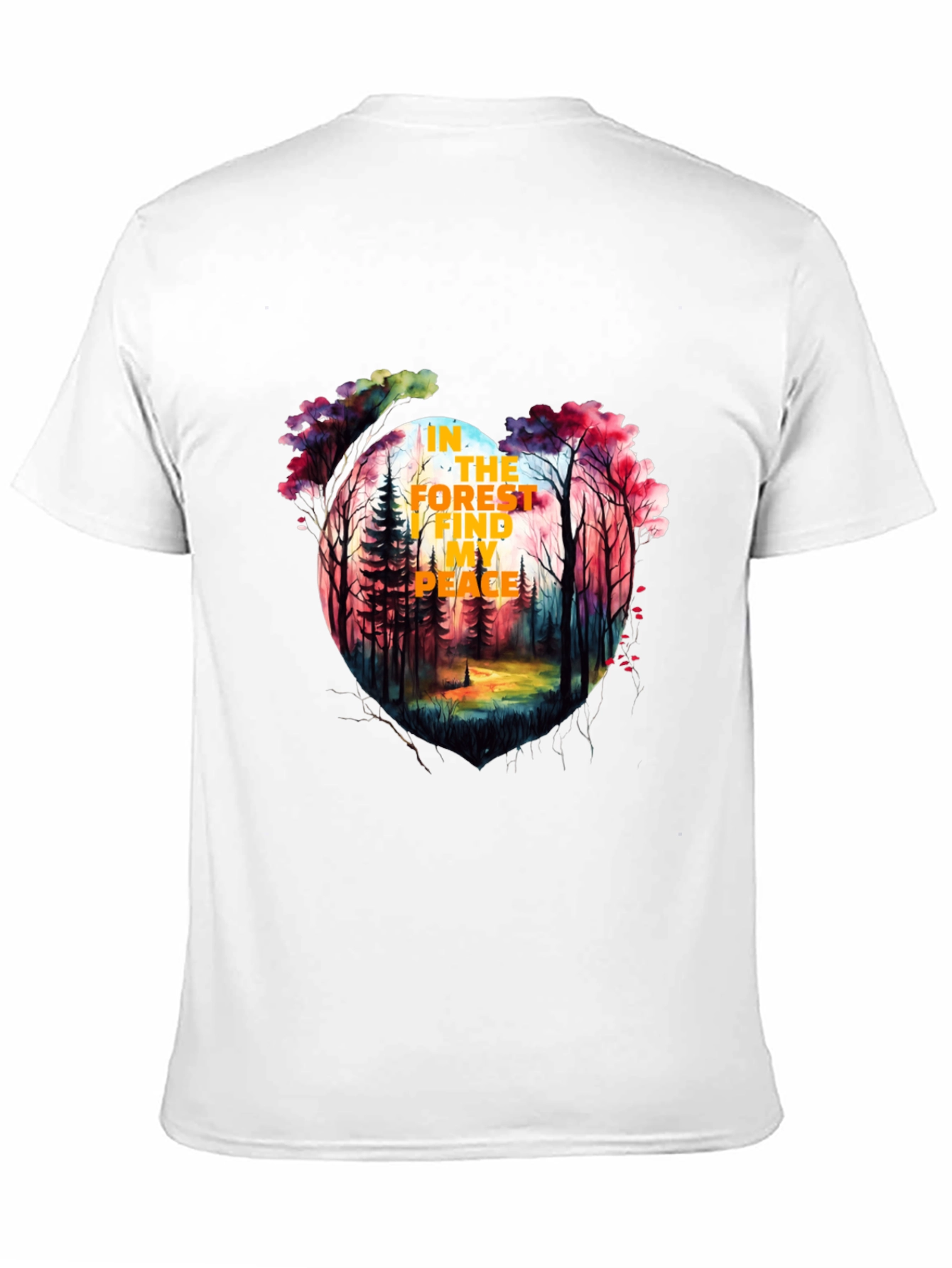 Forest Peace Graphic Tee - Stylish Nature T-Shirt