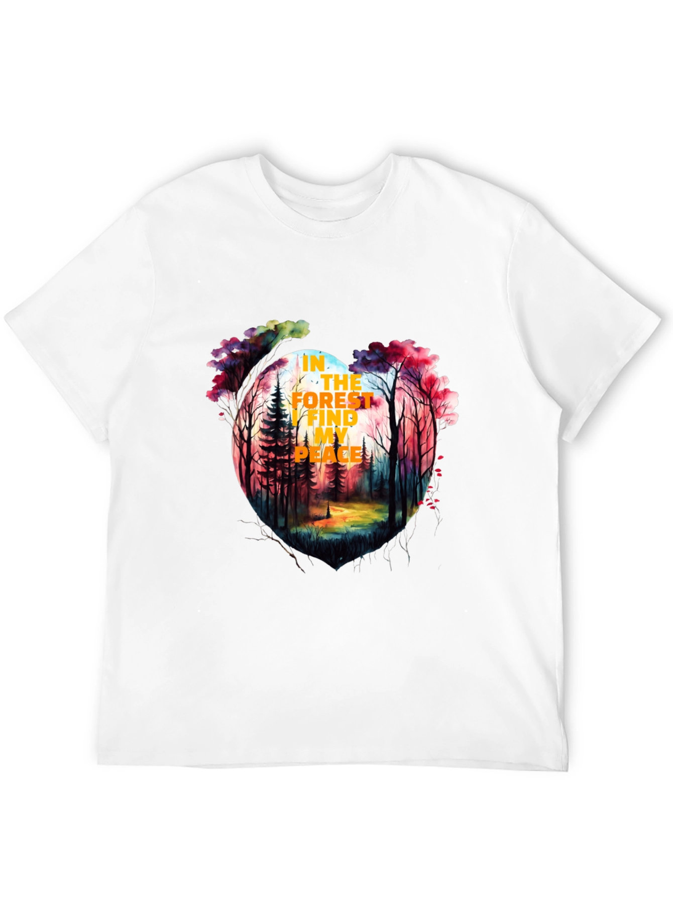 Forest Peace Graphic Tee - Stylish Nature T-Shirt