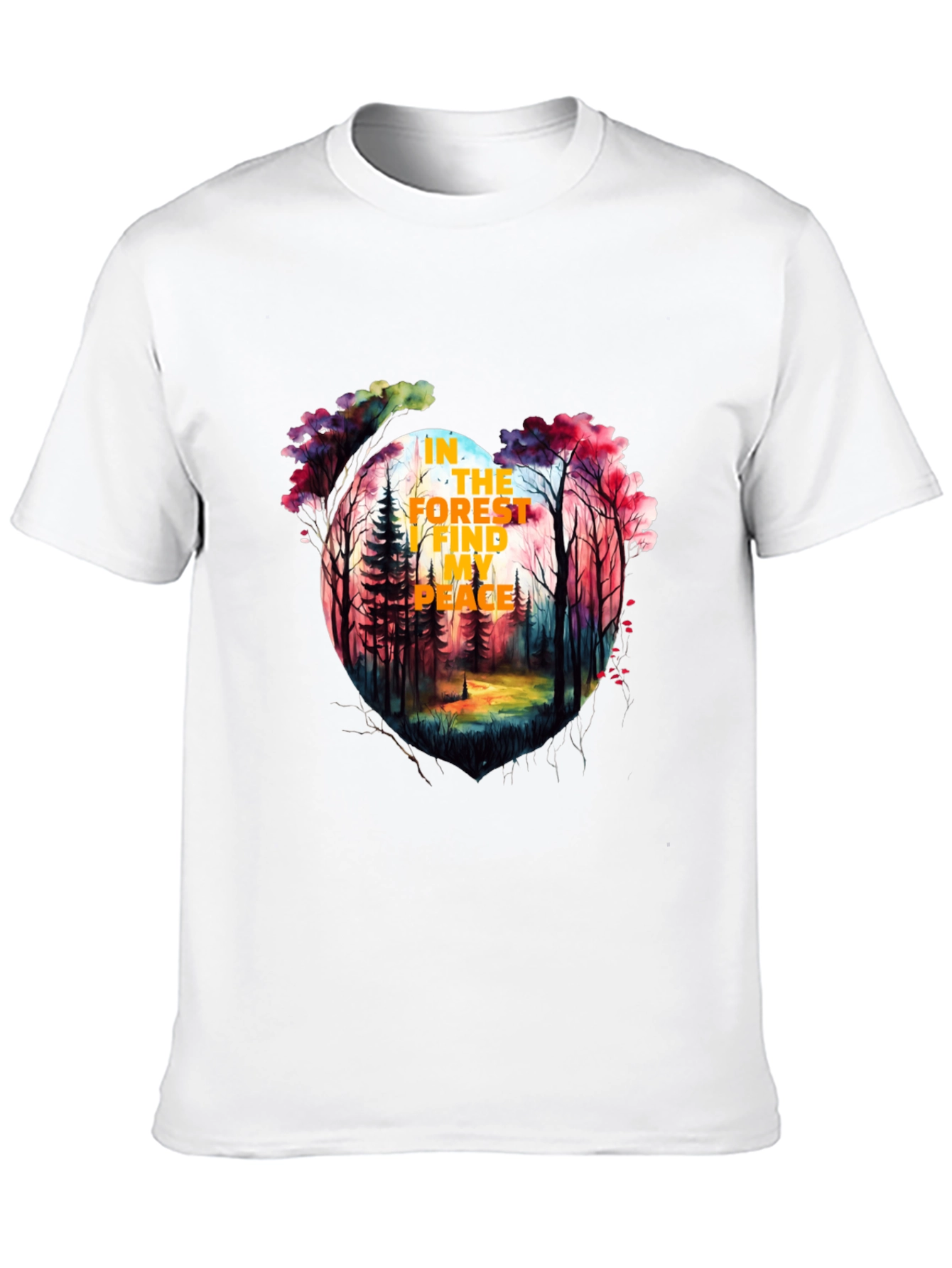 Forest Peace Graphic Tee - Stylish Nature T-Shirt