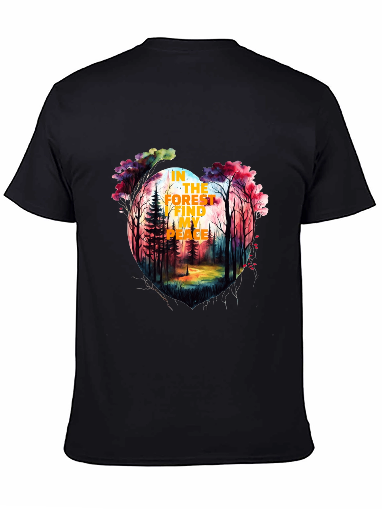 Forest Peace Graphic Tee - Stylish Nature T-Shirt