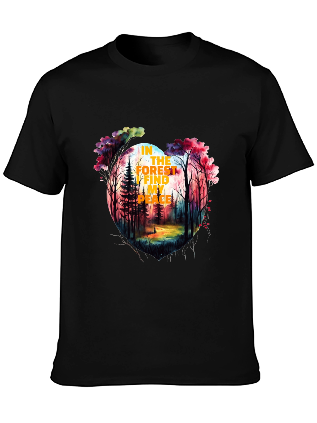 Forest Peace Graphic Tee - Stylish Nature T-Shirt