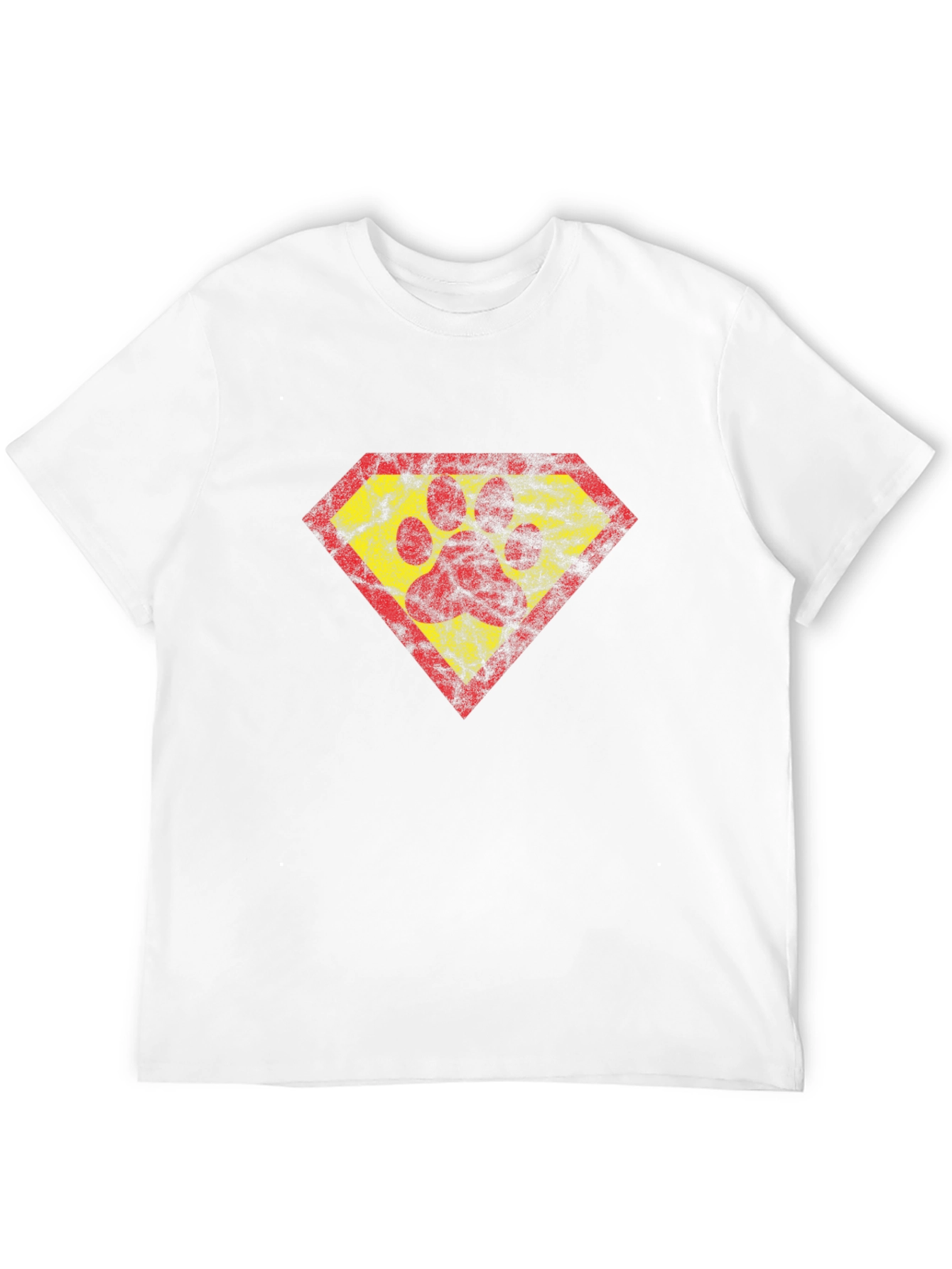 Super Paw Print T-Shirt - Dog Lover Tee