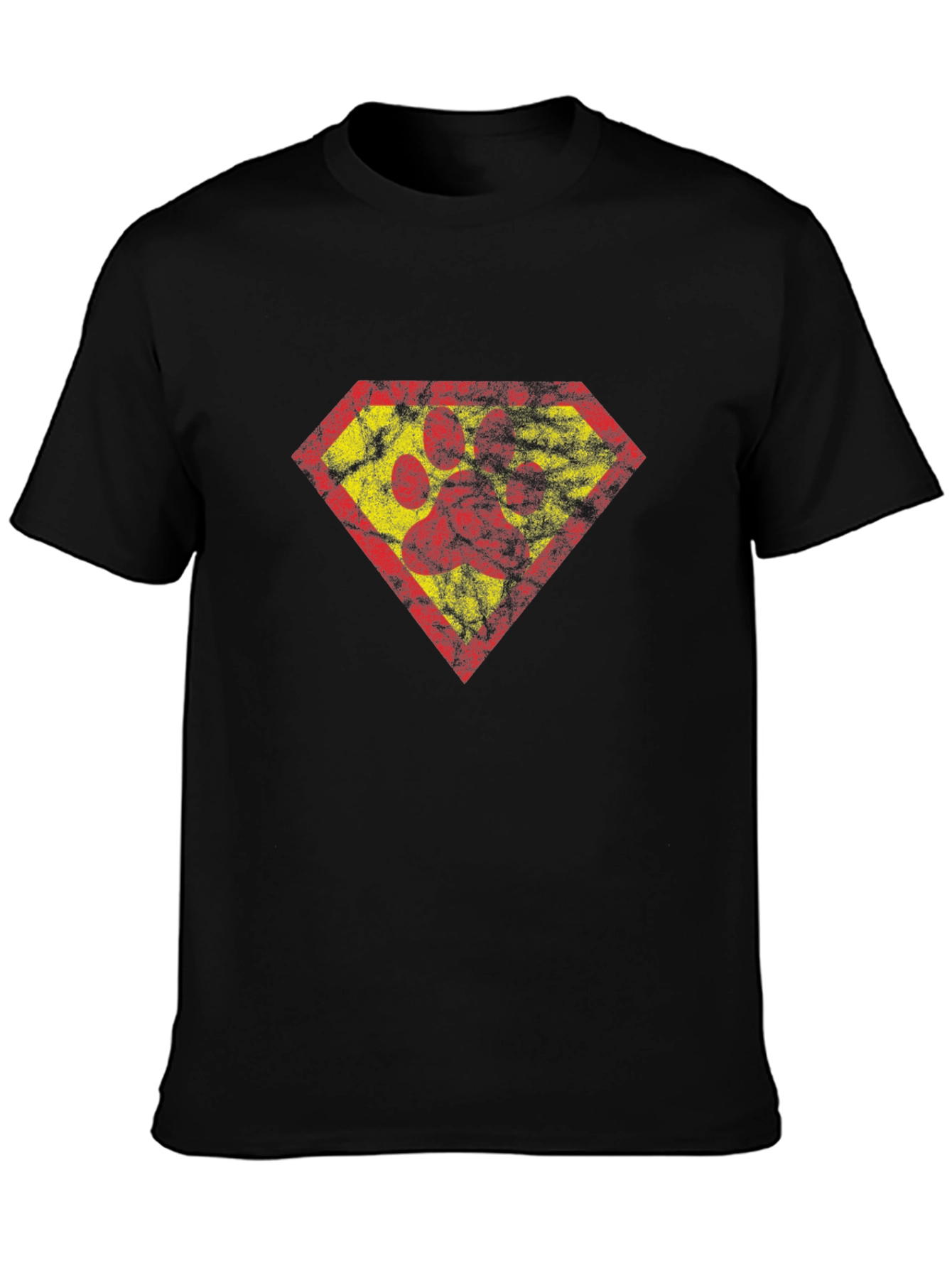 Super Paw Print T-Shirt - Dog Lover Tee