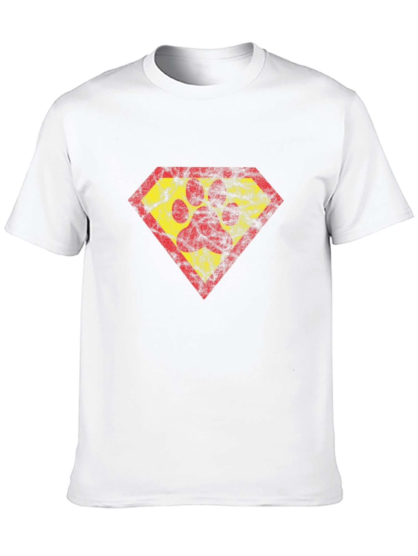 Super Paw Print T-Shirt - Dog Lover Tee