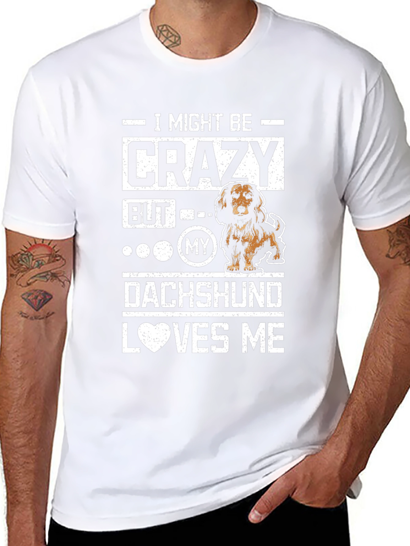 Crazy Dachshund Lover T-Shirt