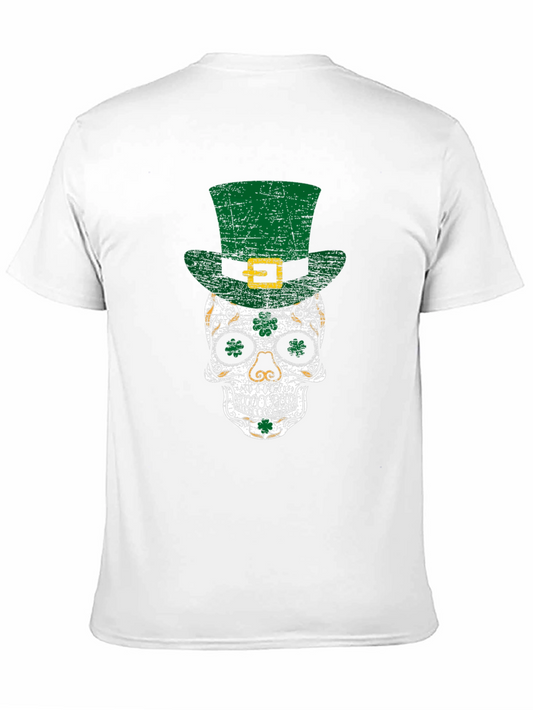 St. Patricks Day Skull Graphic Tee