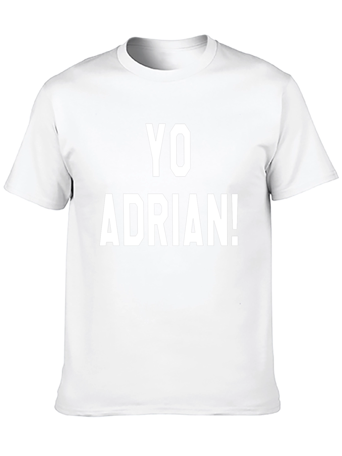 Yo Adrian! Graphic T-Shirt - Black Cotton Blend