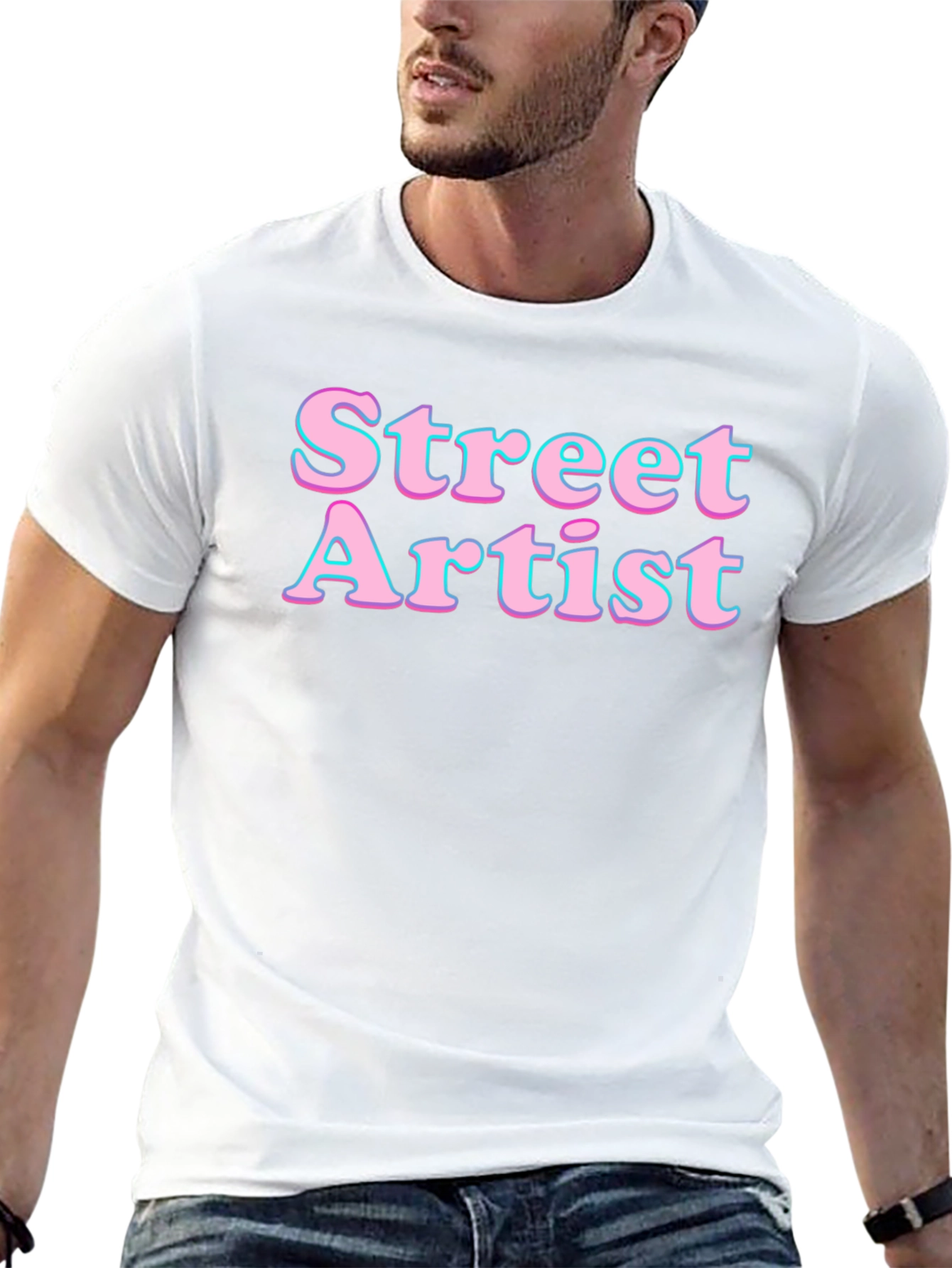Street Artist Tee - Black Graphic T-Shirt