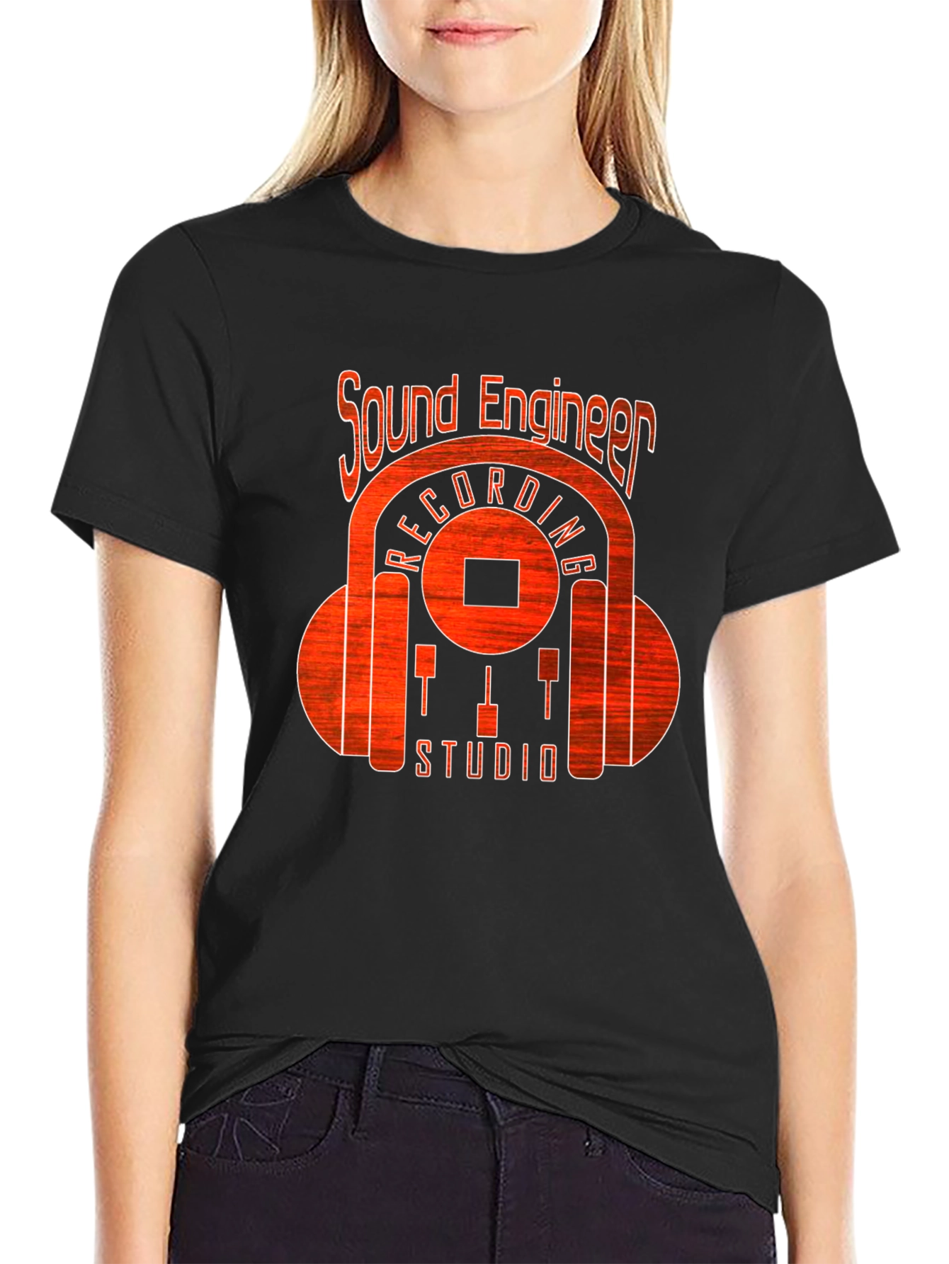 Sound Engineer Recording Studio Graphic T-Shirt