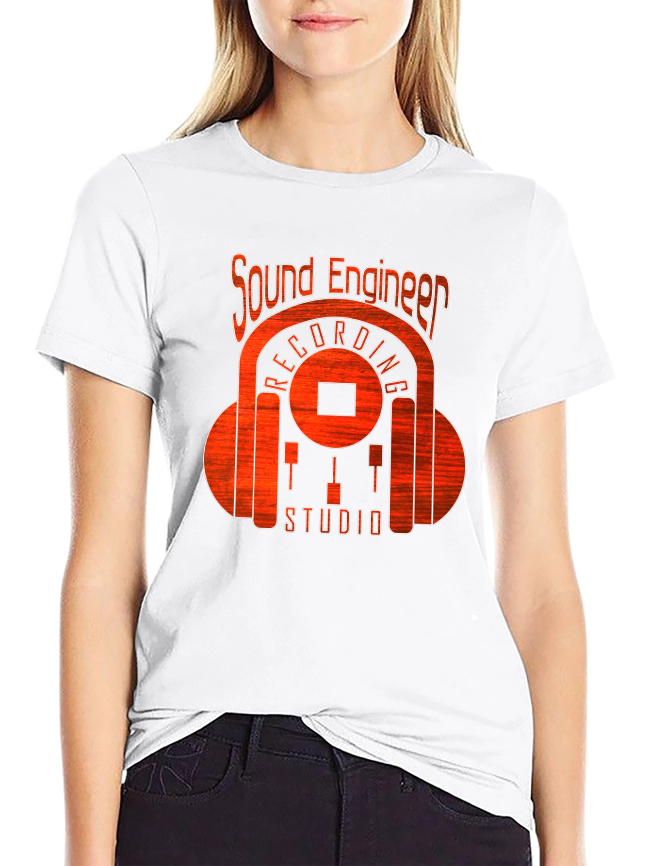 Sound Engineer Recording Studio Graphic T-Shirt