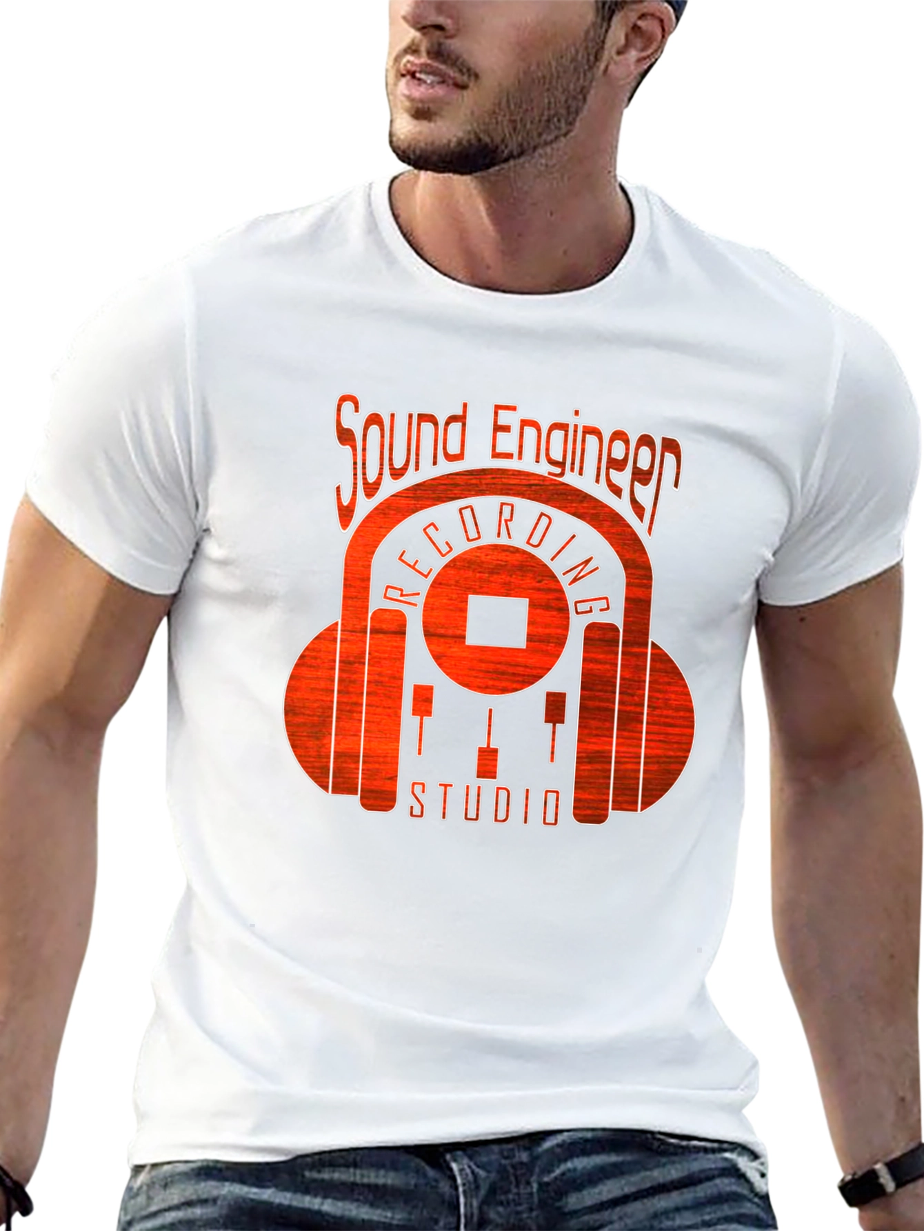 Sound Engineer Recording Studio Graphic T-Shirt
