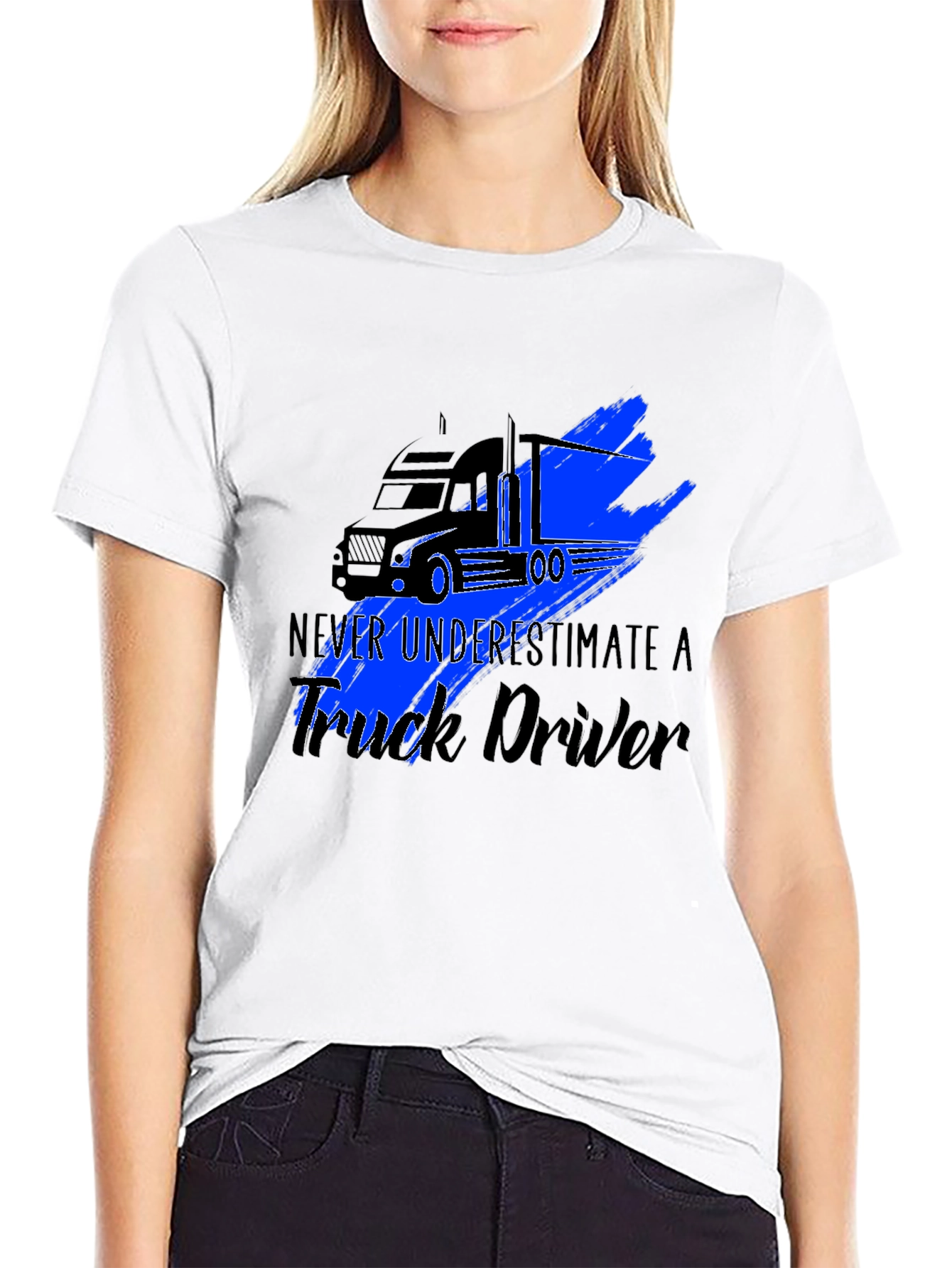 Truck Driver Graphic Tee - Never Underestimate