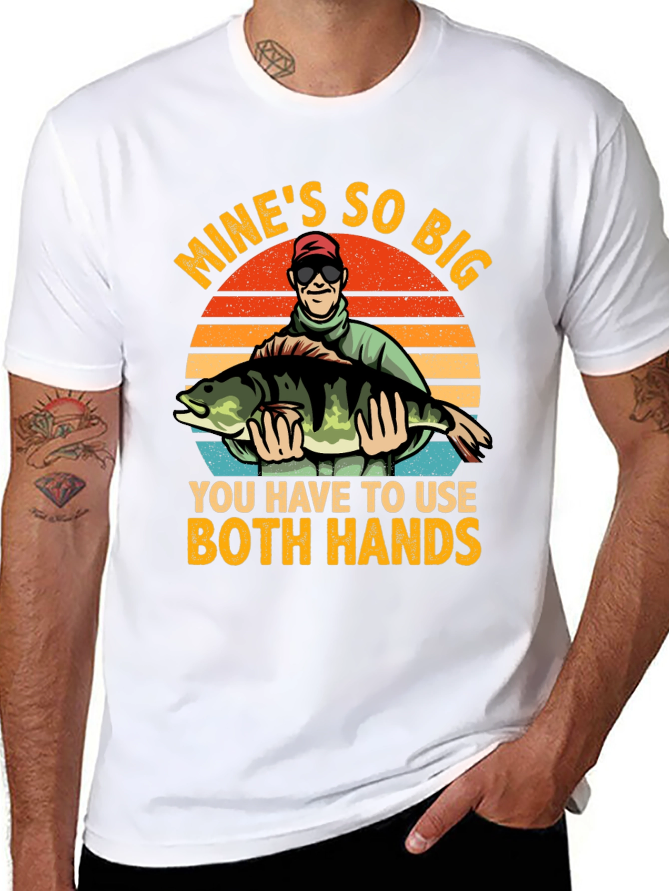 Mines So Big Fishing T-Shirt - Humor Tee