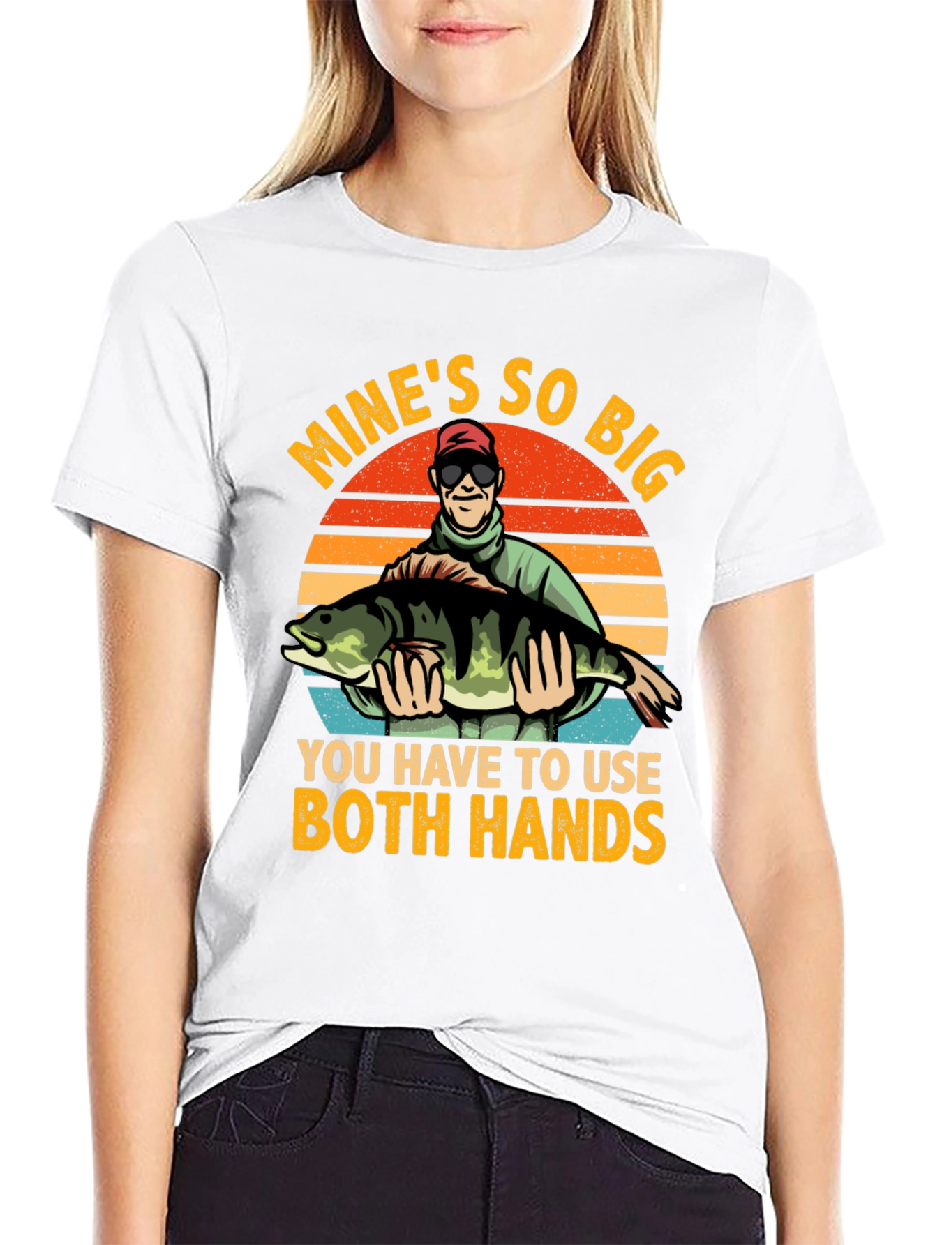 Mines So Big Fishing T-Shirt - Humor Tee