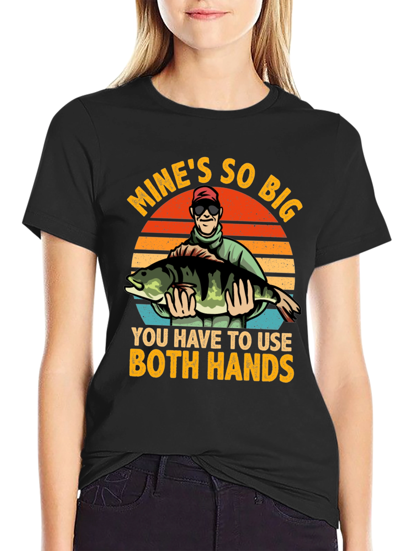 Mines So Big Fishing T-Shirt - Humor Tee