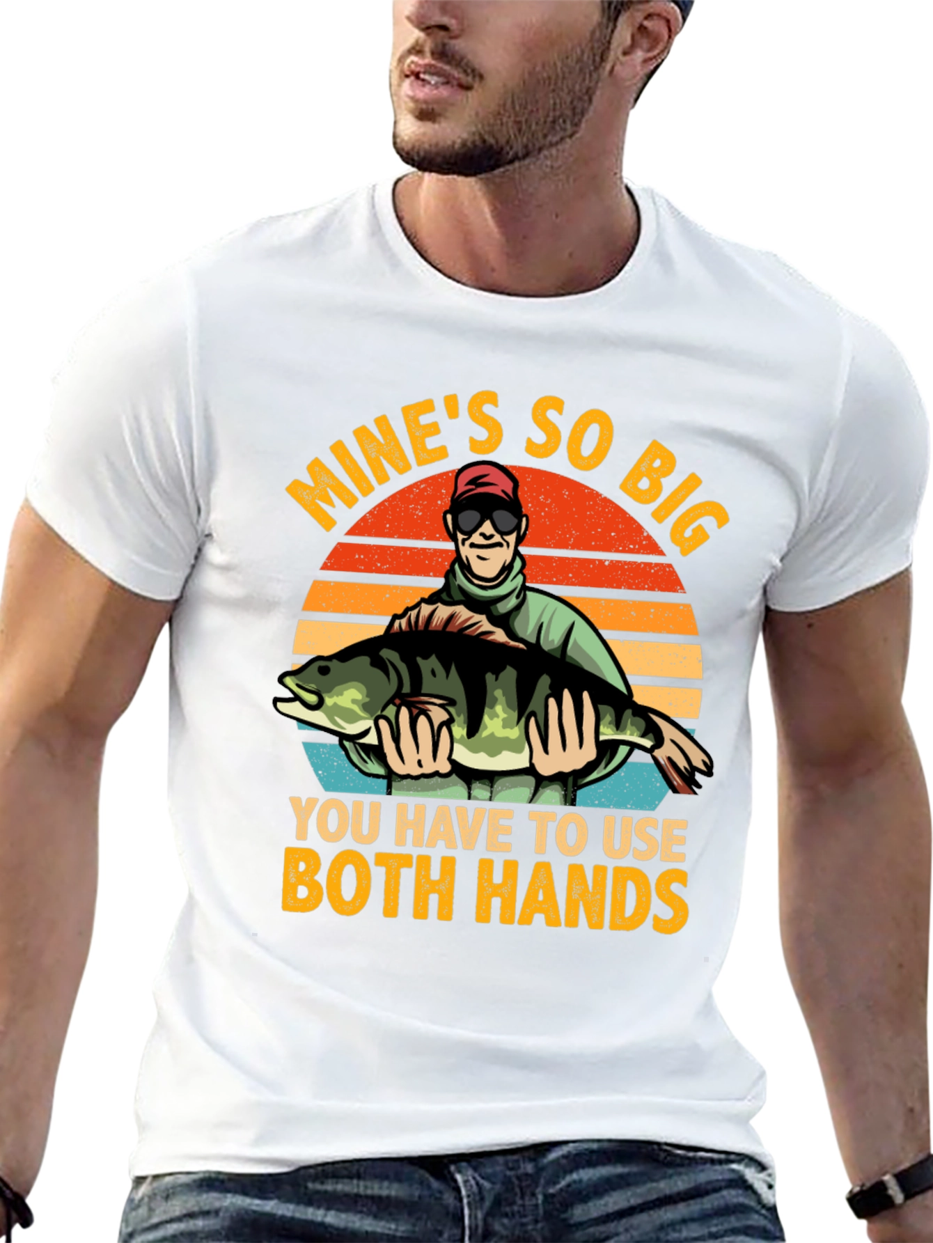 Mines So Big Fishing T-Shirt - Humor Tee