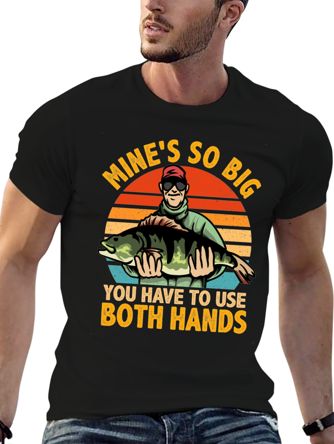 Mines So Big Fishing T-Shirt - Humor Tee