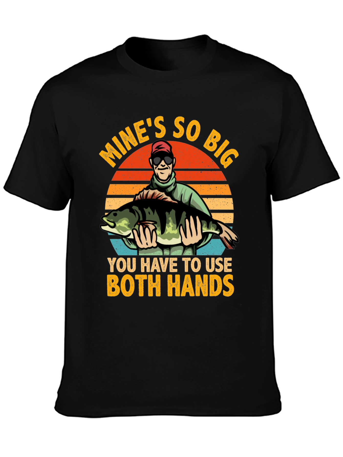 Mines So Big Fishing T-Shirt - Humor Tee