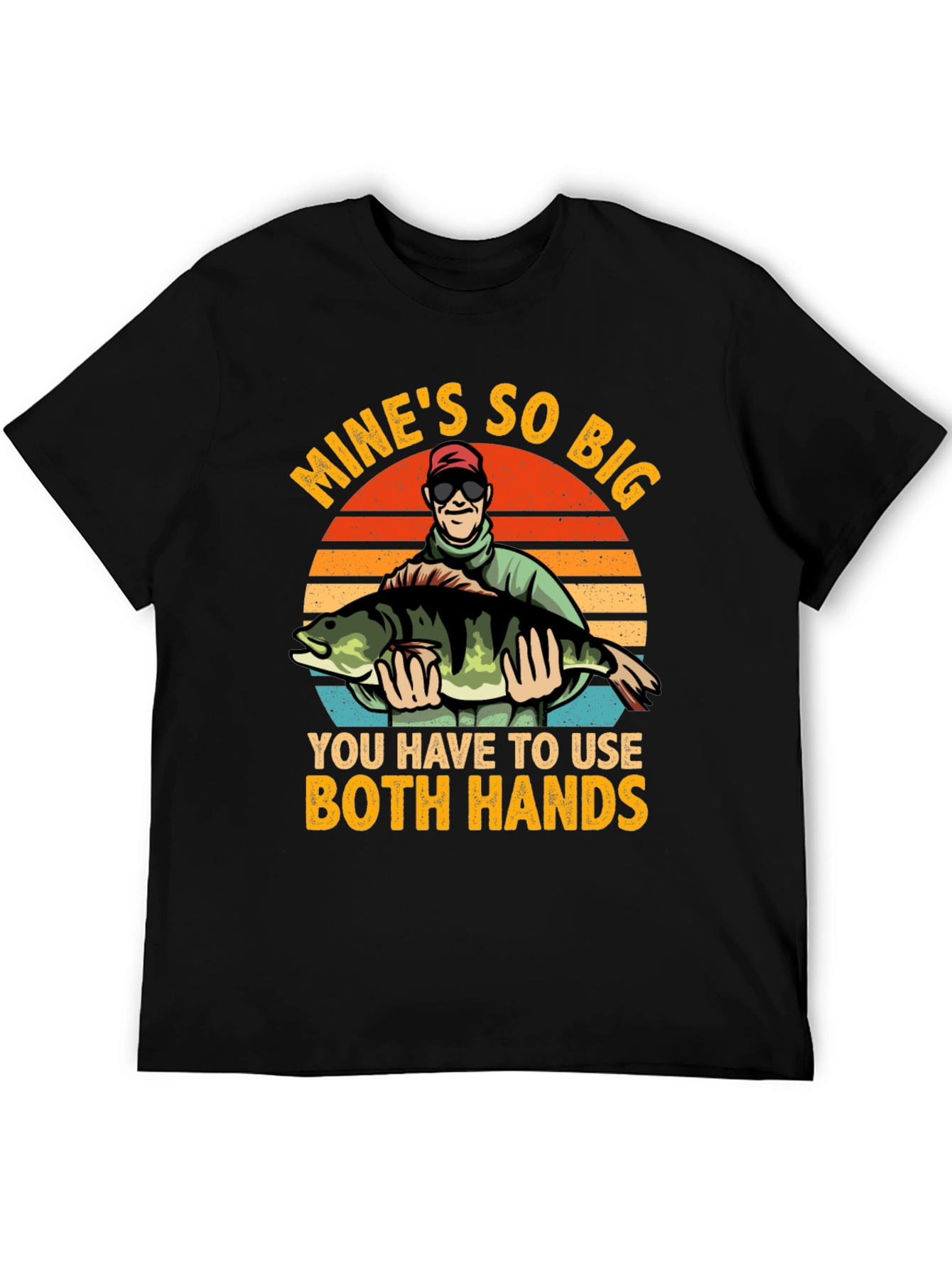 Mines So Big Fishing T-Shirt - Humor Tee