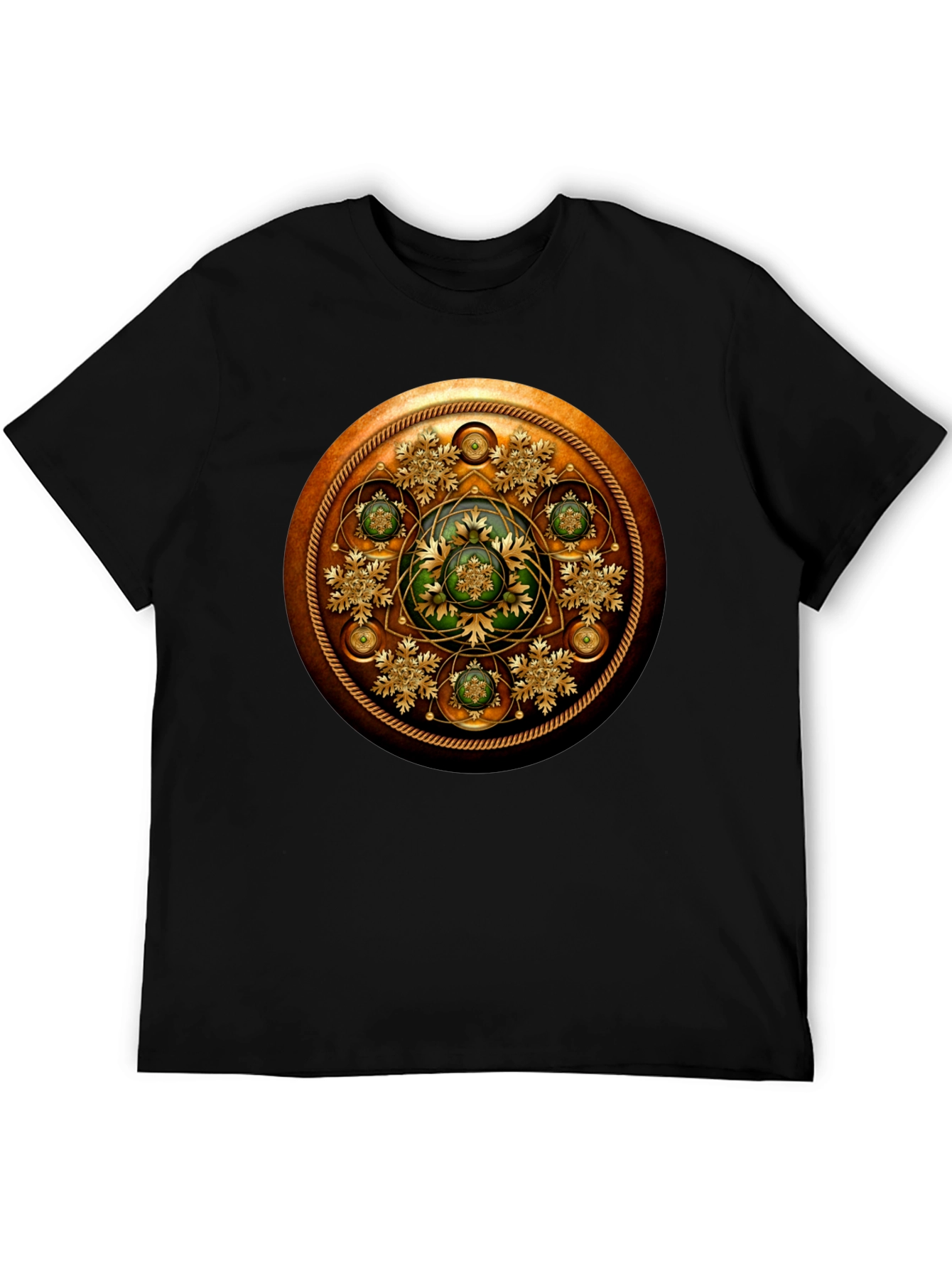 Ornate Steampunk Shield Graphic Tee