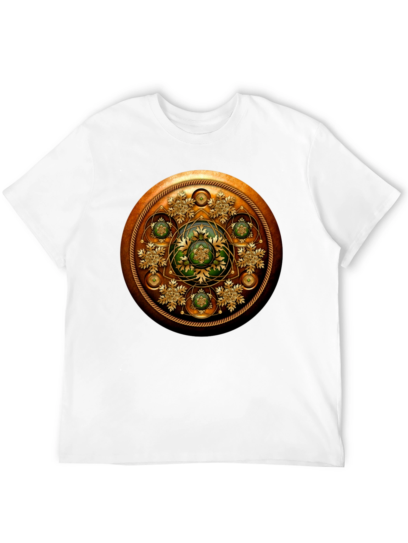 Ornate Steampunk Shield Graphic Tee