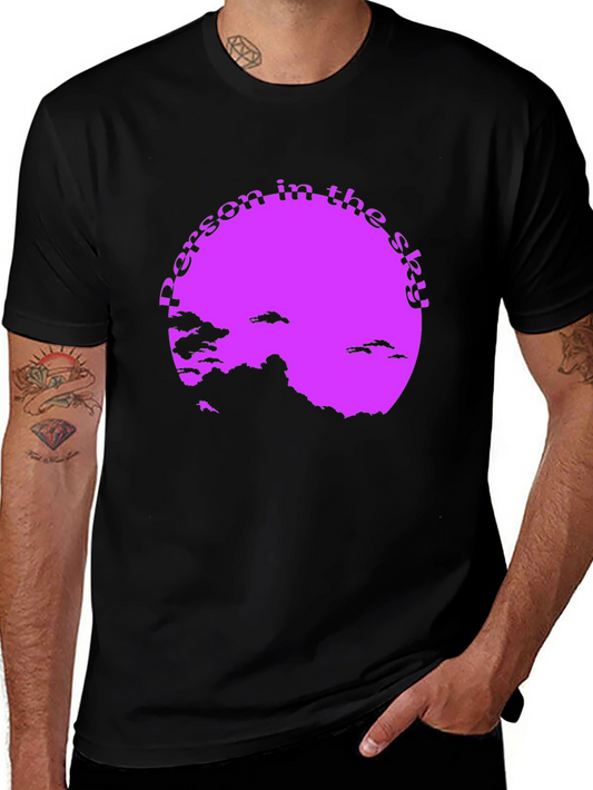 Person in the Sky Graphic T-Shirt - Unique Design